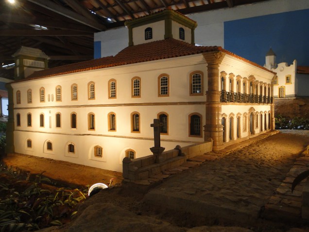 Miniatura da Casa dos Contos de Ouro Preto, no Museu das Reduções, em Ouro Preto, Minas Gerais