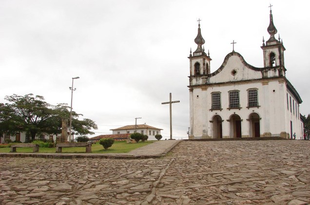 Igreja Matriz de Nossa Senhora da Conceição, no centro histórico de Catas Altas