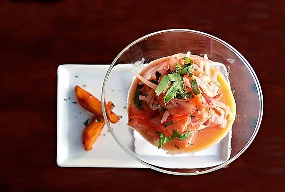 <strong>Ceviche</strong>O contemporâneo Cicciolina tem um ótimo ceviche e é perfeito para um jantar (literalmente) à altura de Machu Picchu <strong>Ceviche</strong>O contemporâneo Cicciolina tem um ótimo ceviche e é perfeito para um jantar (literalmente) à altura de Machu Picchu