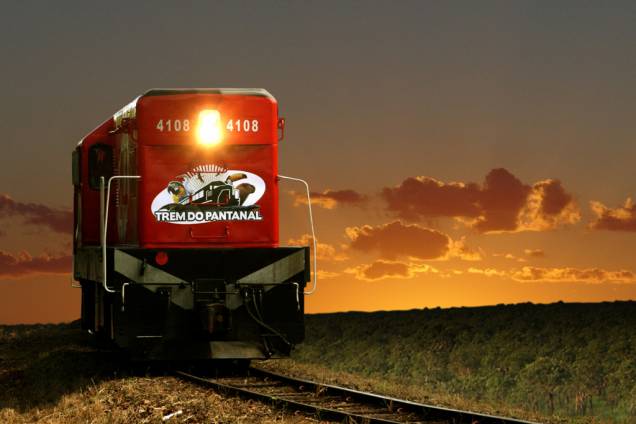 O passeio no Trem do Pantanal tem como destino Miranda, no trajeto há paradas em Aquidauana, Taunay e Piraputanga O passeio no Trem do Pantanal tem como destino Miranda, no trajeto há paradas em Aquidauana, Taunay e Piraputanga