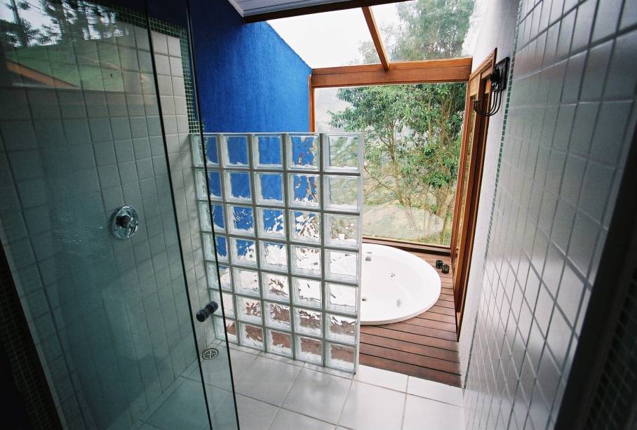 Chalé King da pousada Villa Catarina, em Gonçalves, Minas Gerais