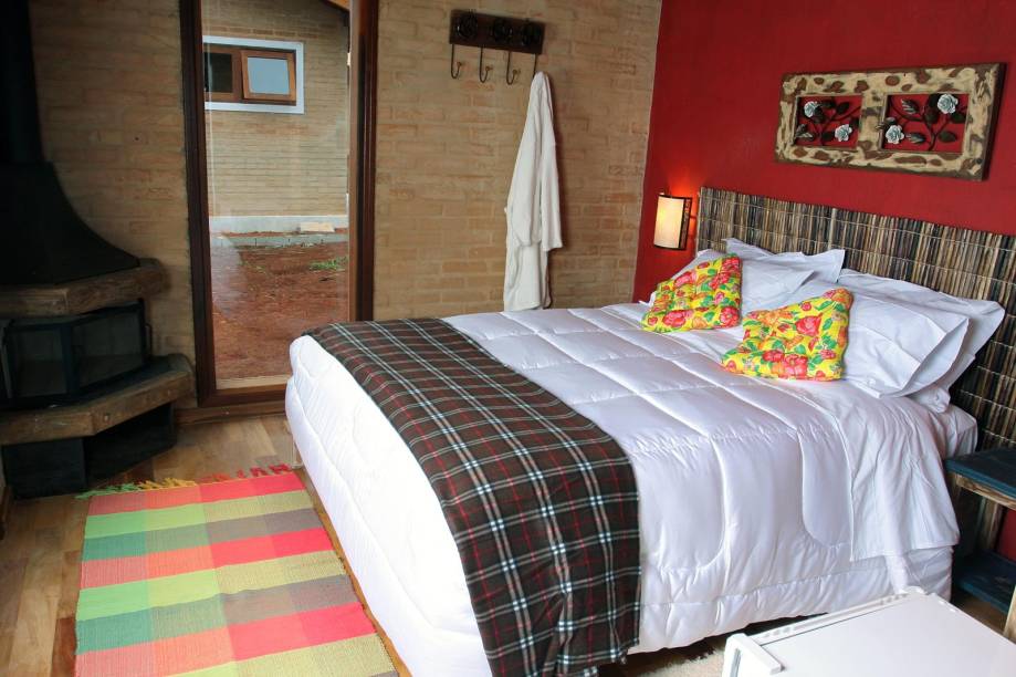  Chalé Queen da pousada Villa Catarina, em Gonçalves, Minas Gerais