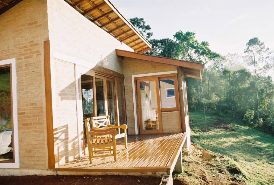 Chalé Queen da pousada Villa Catarina, em Gonçalves, Minas Gerais
