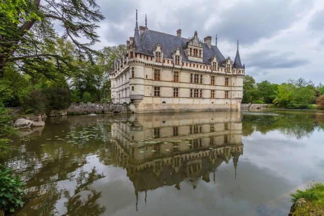 Château de Azay-le-Rideau, um dos mais belos do Vale do Loire