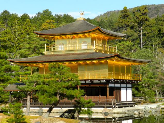 Pavilhão Dourado, Kyoto, Japão Pavilhão Dourado, Kyoto, Japão