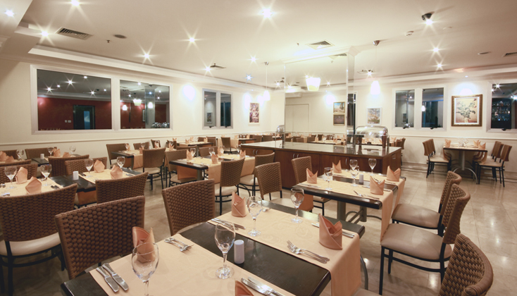Restaurante do <strong>Comfort Suítes Oscar Freire</strong>, em <a href="https://viajeaqui.abril.com.br/cidades/br-sp-sao-paulo" rel="São Paulo" target="_blank">São Paulo</a>