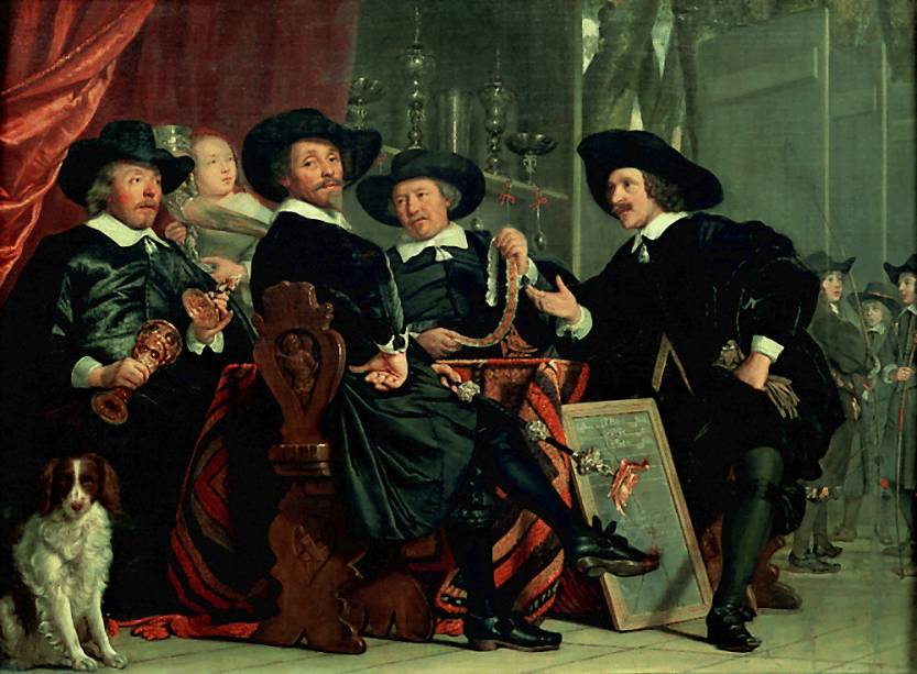 Confraria de São Sebastião de Amsterdã, Bartholomeus van der Helst, Museu do Louvre