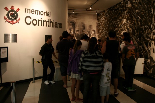 Entrada do <strong>Memorial do Corinthians</strong>