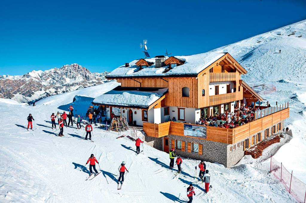 Destino de esqui - Cortina D'Ampezzo, na Itália