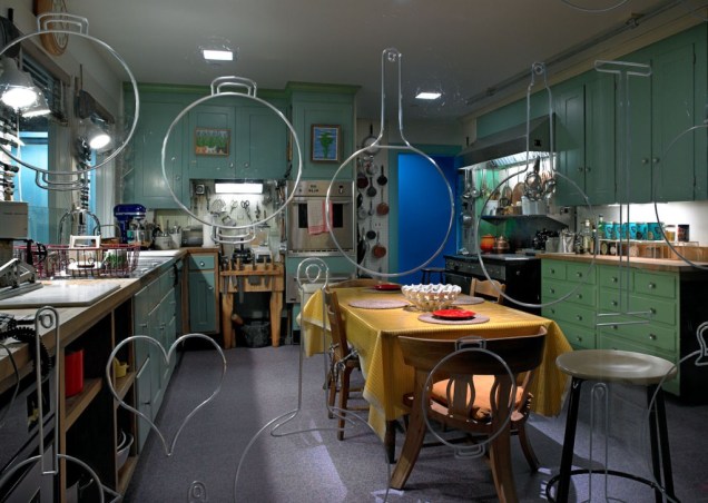 Reprodução da cozinha de Julia Child, em exposição no National Museum of American History