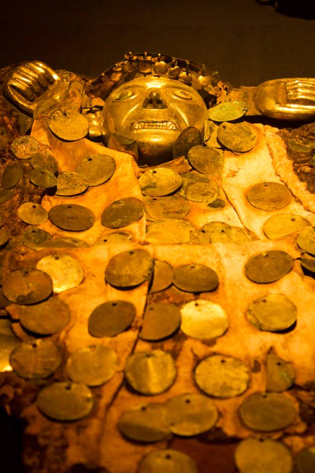 Acervo do Museo Cao no complexo arqueológico El Brujo Acervo do Museo Cao no complexo arqueológico El Brujo