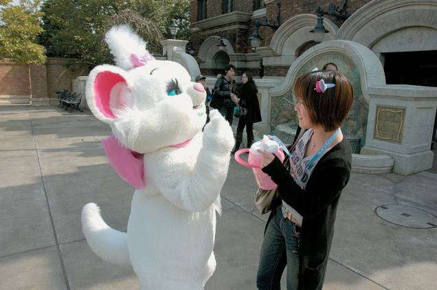 A gatinha Marie do Aristogatas, na Tokyo Disneyland A gatinha Marie do Aristogatas, na Tokyo Disneyland
