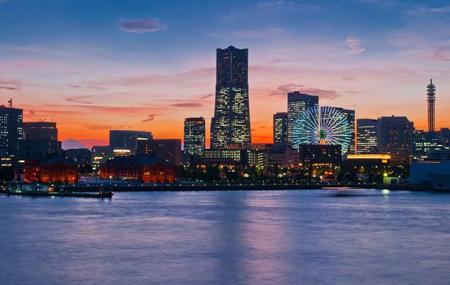 Bairro Minato Mirai 21, Yokohama, Japão Bairro Minato Mirai 21, Yokohama, Japão