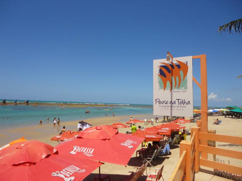 Restaurante Peixe na Telha, em Porto de Galinhas, Pernambuco 