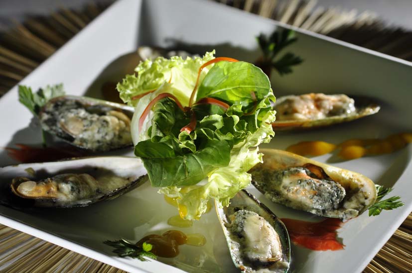 Mexilhão do Restaurante Domingos, em Porto de Galinhas, Pernambuco