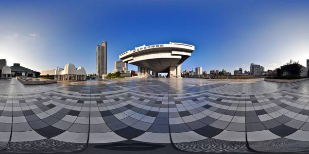O Museu Edo-Tóquio está em um moderno edifício no bairro de Ryogoku O Museu Edo-Tóquio está em um moderno edifício no bairro de Ryogoku