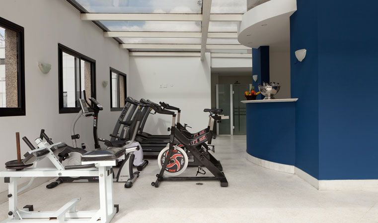 Academia do <strong>Estanplaza International</strong>, em <a href="https://viajeaqui.abril.com.br/cidades/br-sp-sao-paulo" rel="São Paulo" target="_blank">São Paulo</a>