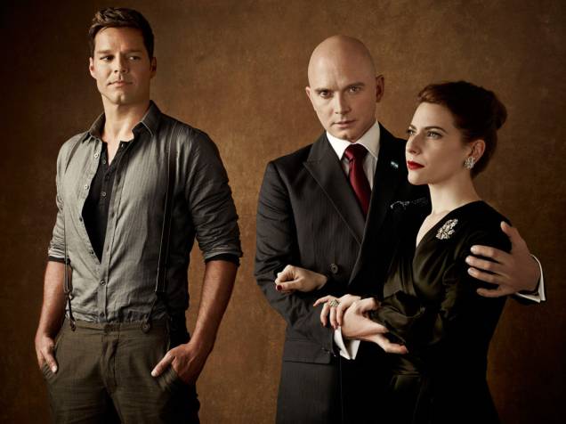 <em>Evita</em>, com Ricky Martin como Che Guevara <em>Evita</em>, com Ricky Martin como Che Guevara