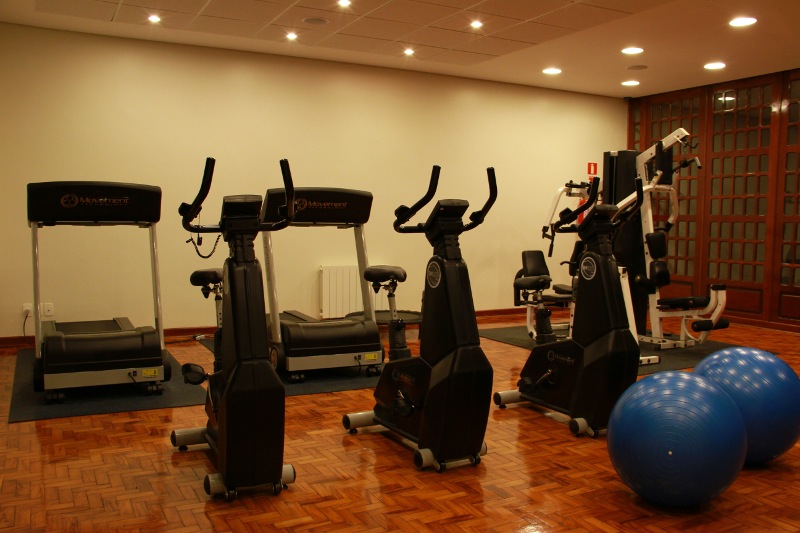 Sala de ginástica do hotel Vila Inglesa, em Campos do Jordão, São Paulo