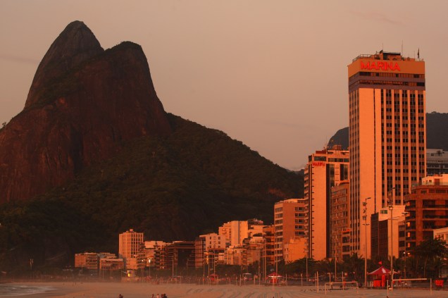 Fachada do hotel Marina All Suites, no Leblon, Rio de Janeiro