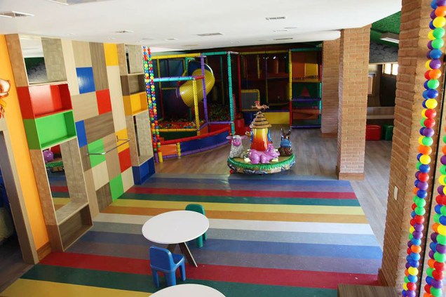 Mini Game, espaço indoor destinado a crianças, no hotel-fazenda Gamela