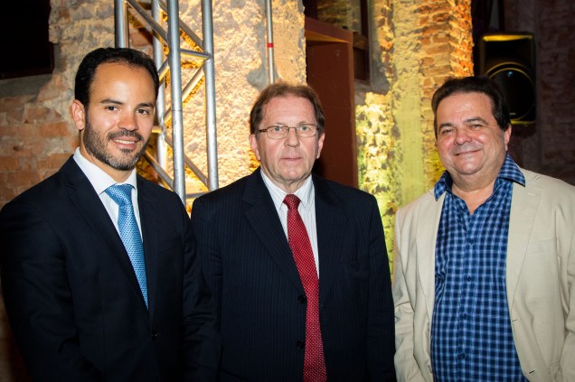 Filipe Mello, Secretário do Estado de Santa Catarina, Waldir Rubens Walendowski, presidente da Santur e Elson Campos