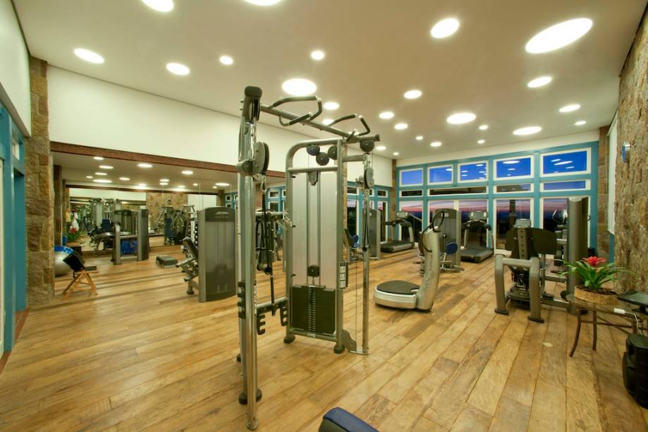 Academia do Lake Villas Charm Hotel, em Amparo - SP