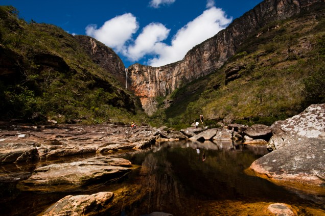 Terceira maior queda-d´água do Brasil, a Cachoeira do Tabuleiro é também uma das mais bonitas