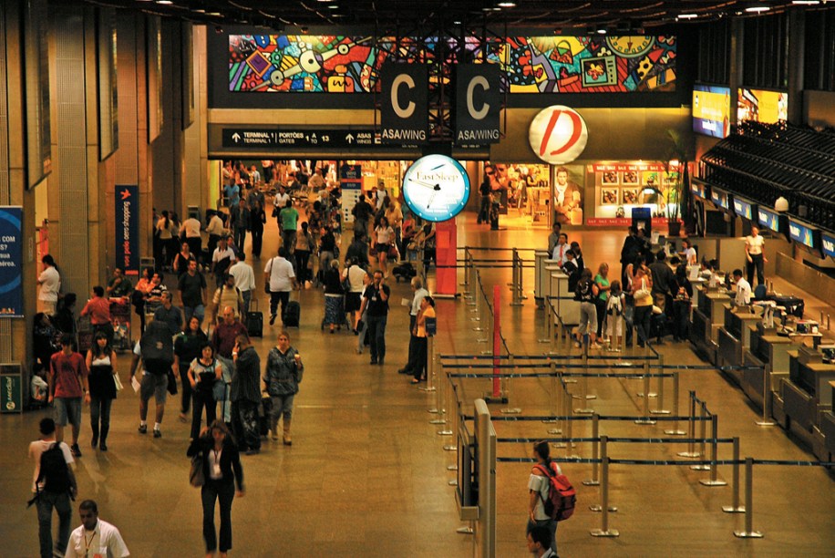 Aeroporto de Cumbica, em Guarulhos, São Paulo