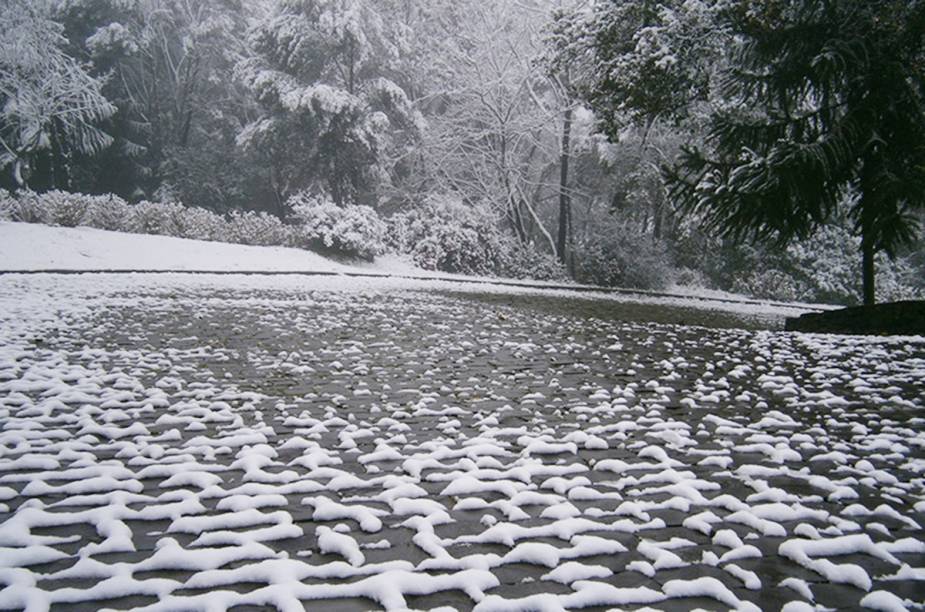 Neve no Château Lacave