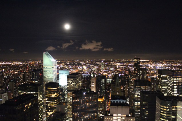 Vista de uma das janelas do Empire State, em Nova York, Estados Unidos
