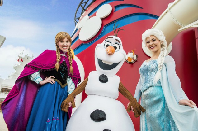 Os personagens de "Frozen" fazem um tour pelos barcos Disney Magic, Disney Wonder, Disney Fantasy e Disney Dream, da Disney Cruise Lines, a partir do verão no hemisfério norte