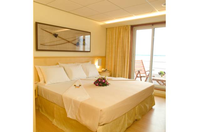 Quarto do Iberostar Grand Amazon, que percorre os Rios Negro e Solimões, Amazonas Quarto do Iberostar Grand Amazon, que percorre os Rios Negro e Solimões, Amazonas