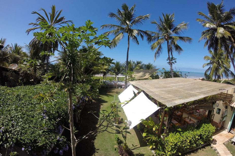 Vista geral da pousada