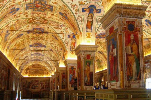 Sala Sistina da Biblioteca do Vaticano, Roma