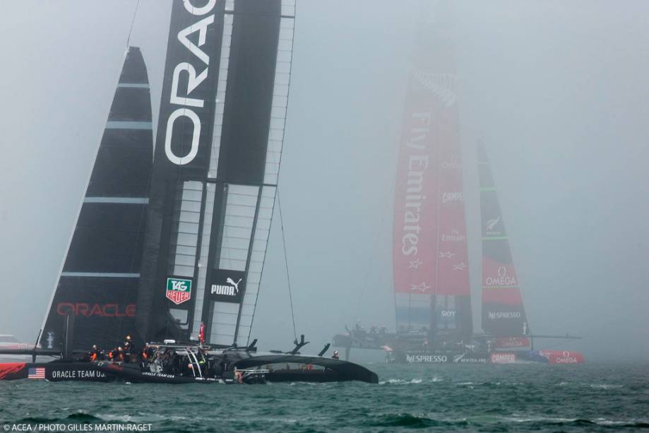 A famosa névoa de San Francisco é um fator a mais nas táticas da Americas Cup 2013