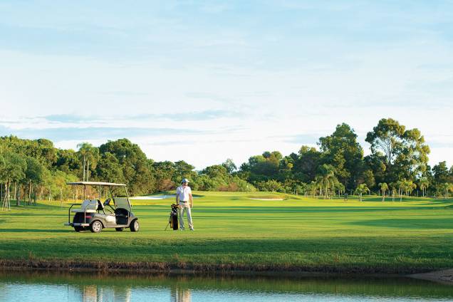 Campo de golfe do Costão do Santinho Resort, em Florianópolis, Santa Catarina Campo de golfe do Costão do Santinho Resort, em Florianópolis, Santa Catarina