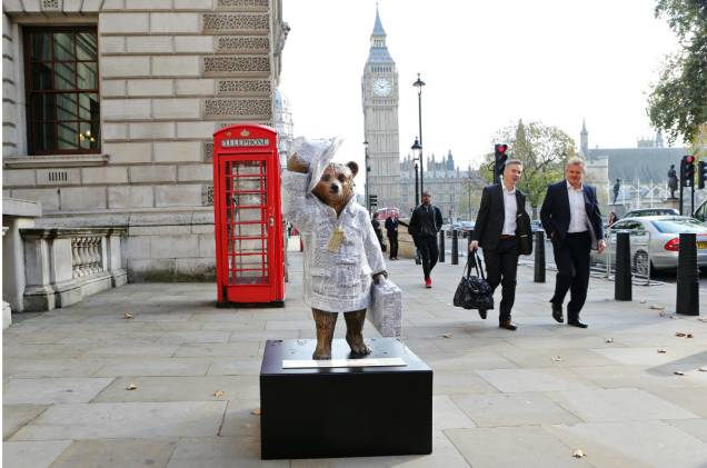 "Good News Bear", a versão do Paddington Bear do diário The Telegraph "Good News Bear", a versão do Paddington Bear do diário The Telegraph