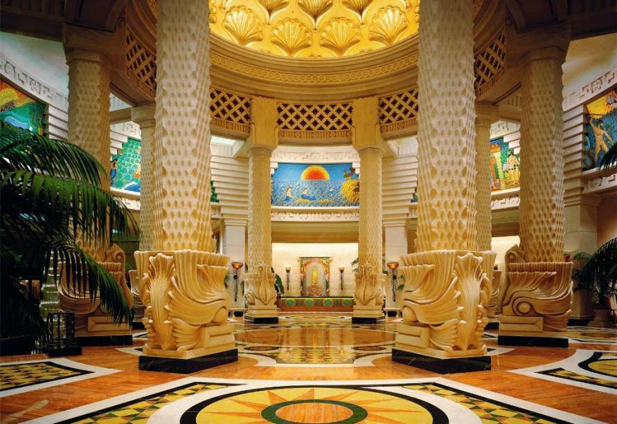 Uma das três áreas de recepção Uma das três áreas de recepção