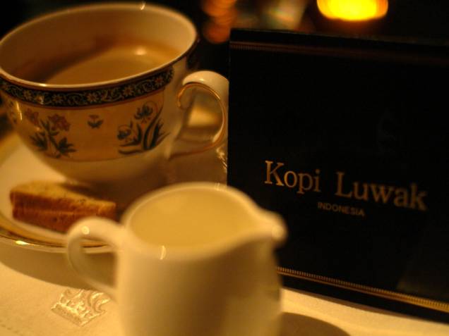 <strong>Café Kopi Luwak</strong>Este é para os amantes do cafezinho da tarde. O <em>kopi luwak </em>é um raríssimo e aromático café, praticamente livre de sabores amargos. Os grãos são os mesmos das plantações da ilha de Java, na <a href="https://viajeaqui.abril.com.br/paises/indonesia" rel="Indonésia" target="_blank">Indonésia</a>, mas seu segredo é passar por um processo especial de fermentação que dura um dia. O problema (ou seria solução?) é que isso se passa no sistema digestivo da civeta (<em>Paradoxurus hermaphroditus</em>), um pequeno mamífero carnívoro, cujas enzimas provocam felizes alterações nas sementes. Isso significa que é preciso colher as fezes do bichinho e lavar o grão do café antes de torrá-lo. Se tiver estômago para encarar, prepare o bolso: um quilo pode chegar aos US$ 7 mil.Ou seja, continue feliz e cool com seus sachês de espresso especiais. <strong>Café Kopi Luwak</strong>Este é para os amantes do cafezinho da tarde. O <em>kopi luwak </em>é um raríssimo e aromático café, praticamente livre de sabores amargos. Os grãos são os mesmos das plantações da ilha de Java, na <a href="https://viajeaqui.abril.com.br/paises/indonesia" rel="Indonésia" target="_blank">Indonésia</a>, mas seu segredo é passar por um processo especial de fermentação que dura um dia. O problema (ou seria solução?) é que isso se passa no sistema digestivo da civeta (<em>Paradoxurus hermaphroditus</em>), um pequeno mamífero carnívoro, cujas enzimas provocam felizes alterações nas sementes. Isso significa que é preciso colher as fezes do bichinho e lavar o grão do café antes de torrá-lo. Se tiver estômago para encarar, prepare o bolso: um quilo pode chegar aos US$ 7 mil.Ou seja, continue feliz e cool com seus sachês de espresso especiais.