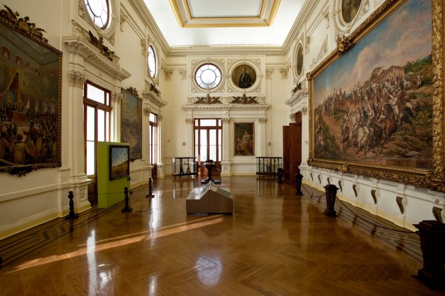Salão Nobre do Museu Paulista, no Ipiranga, São Paulo