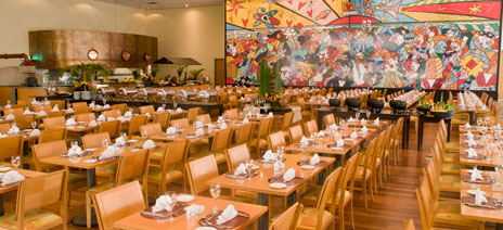 Restaurante Camauê, do <strong>Holiday Park Inn Anhembi</strong>, localizado em <a href="https://viajeaqui.abril.com.br/cidades/br-sp-sao-paulo" rel="São Paulo" target="_blank">São Paulo</a>, <a href="https://viajeaqui.abril.com.br/estados/br-sao-paulo" rel="São Paulo" target="_blank">São Paulo</a>