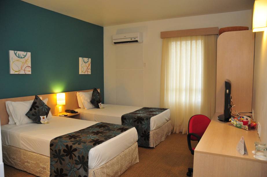 Quarto Duplo Twin Superior do Hotel Sleep Inn Joinville, Joinville, Santa Catarina