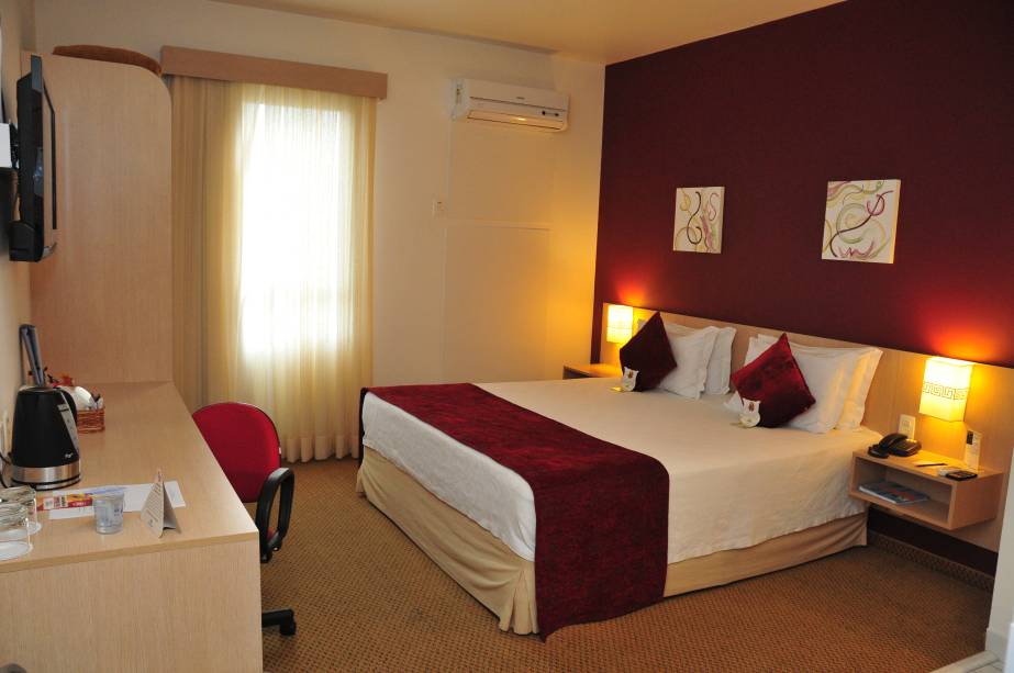 Quarto casal luxo do Sleep Inn Joinville, Joinville, Santa Catarina