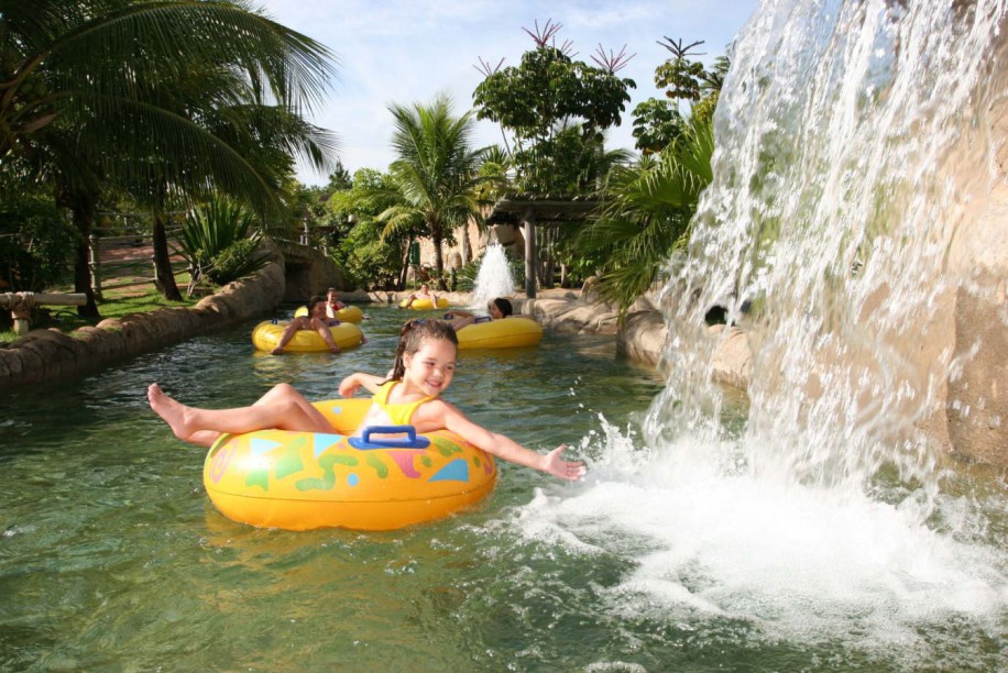 Hot Park do Rio Quente Resorts, em Rio Quente, Goiás