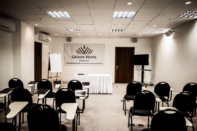 Sala de eventos do Grande Hotel, em Petrópolis (RJ)