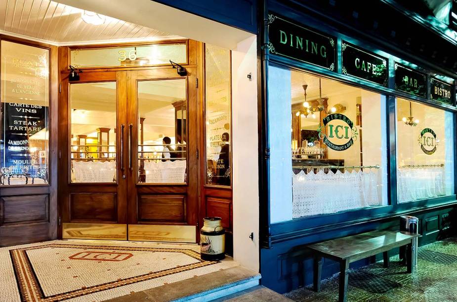 Fachada do Ici Bistrô, restaurante de Higienópolis, São Paulo