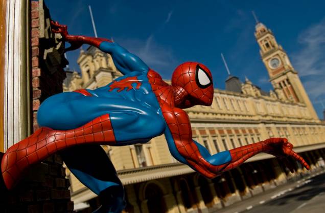 Homem-Aranha na Estação da Luz, em São Paulo Homem-Aranha na Estação da Luz, em São Paulo