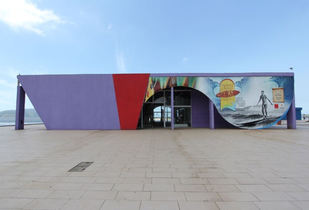 Museu do Surfe, no Parque do Emissário, em José Menino