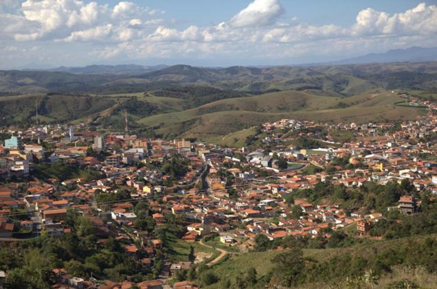 Área urbana de Cunha, que concentra a maioria dos ateliês de cerâmica